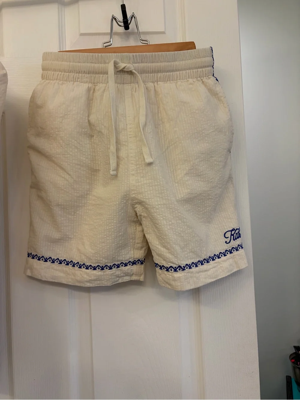 Kith Kids Pre-Summer 2024 Embroidered Seersucker Set